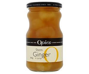 Opies Stem Ginger in Syrup (350g) - Pack of 2