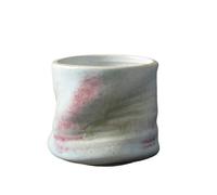 OPIGJUFD Ceramic Coffee Cup Stoneware Espresso Cups Vintage Hand-Pinched Pleated Latte Art Second-Hand Ceramic Design Afternoon Tea for Drinking(Color 3)