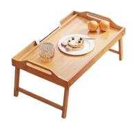 OPIGJUFD Foldable Bed Table Home Wood Bed Tray Portable Folding Laptop Desk Tea Food Serving Table Leg On The For home