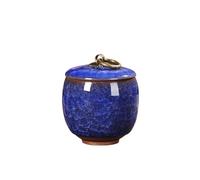 OPIGJUFD Pet Urn Ceramic Pet Mini Urns Small Animals Container Ashes Cats And Dogs Funerals Funerary Coffins for Memory(Color 4)