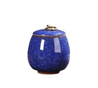 OPIGJUFD Pet Urn Ceramic Pet Mini Urns Small Animals Container Ashes Cats And Dogs Funerals Funerary Coffins for Memory(Color 17)