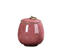 OPIGJUFD Pet Urn Ceramic Pet Mini Urns Small Animals Container Ashes Cats And Dogs Funerals Funerary Coffins for Memory(Color-10)
