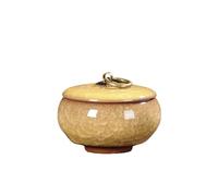 OPIGJUFD Pet Urn Ceramic Pet Mini Urns Small Animals Container Ashes Cats And Dogs Funerals Funerary Coffins for Memory(Color 16)