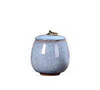 OPIGJUFD Pet Urn Ceramic Pet Mini Urns Small Animals Container Ashes Cats And Dogs Funerals Funerary Coffins for Memory(Color-22)