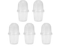 OPIGJUFD Plastic Plant Pots Seed Plant Nursery Pots Elegant Plastic Easy Use Contai Mini Flowerpot Inside Succulents Gardening Supplies Planters(5PCS-Diameter 12.8cm)