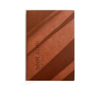 OPIGJUFD Retro Notebook Checkered notebook, traveller's diary, school office meeting minutes, graph paper, handbook, schedule(Brown notebook A5)