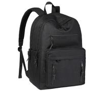 OPIGJUFD School Backpack Backpack Two Compartments Daypack Bookbag Schoolbag For High Teen Boy Girls/College/Work/Men Women Going Out(Black)