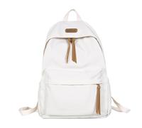 OPIGJUFD School Backpack Men's And Women's Leisure Travel Bags Multifunctional Campus Large Capacity Backpacks University Laptop Going Out(WHITE)