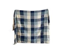 OPIGJUFD Sofa Blanket Soft Blanket Throw Chenille Sofa Towel Full Cover Home Decoration Cushion Grid Leisure Bed Picnic Mat For living room(3,150x190cm)