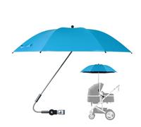Opilroyn Baby Stroller Umbrella Parasol - 360 Degree Adjustable Stroller Umbrella with Clip, UV Protection Extra Large Sunshade | Waterproof Canopy for Sun Protection for Strollers Prams