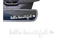 Opilroyn Beautiful Sticker, Hello Beautiful | Waterproof Decal | Auto Sticker, Motivational Sign, Chic Car Stickers For Women