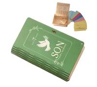 Opilroyn Bible Verse Card Box - Religious Scripture Decoration with 150 Cards | Christian Bible Verse | For Graduation Encouragement Daily Prayer Christmas Church Wedding Office