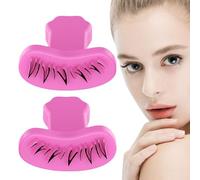 Opilroyn Bottom Eyelashes Stamp - Portable Silicone Eyelash Stamp Makeup Tool - Silicone Material Portable Eyelash Makeup Device for Business Trip, Beauty Salon, Home, Travel