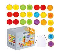 Opilroyn Carrot Match Eggs, Sensory Color Recognition Toy, Edged Cognitive Development Thinking Game
