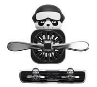 Opilroyn Cartoon Rotating Fan Car Perfume,Car Diffuser Rotating Propeller - Longer Scent Car Doors Air Freshener,Car Interior Ornaments Purify the Air,Relax Atmosphere