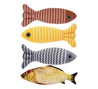 Opilroyn Catnip Toys For Cats - Bite Resistant Calming Exercise Toy - Fish Shape Toy Against Boredom For Cats | Small Resources Cat Breeds Living Room Bedroom