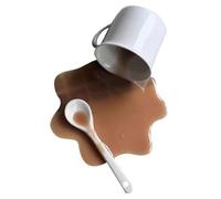 Opilroyn Coffee-sprinkling Phone Stand, Fun Office Desktop Prank Prop, Halloween Party Decoration, Sturdy And, Suitable For Phone And Tablet Support, A Novel Gift.