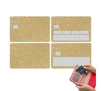 Opilroyn Credit Card Sticker - 4 Debit Card Skin , Removable Card Skins | Anti Scratch Bank Card Protecting Wrap, Anti Slip Card Protection Film for Transportation Cards Credit Cards