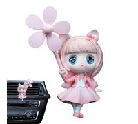Opilroyn Cute Girl Car Diffuser, Car Loups Cute Clips,Cartoon Automotive Fragrance Diffuser - Exquisite Car -Fragrance, Decorative Scenting Clip for Families, Lovers
