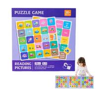 Opilroyn Early Learning Spelling Puzzles, Alphabet Puzzle Game - Magnetic Games,Cute Chinese Characters Toys English Learning Advanced Puzzles