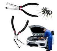 Opilroyn Electric Broken Pliers Set, Electrical Disconnect Rod for Car - Carbon Steel Hose Disconnecting Pliers - Automotive Repair with Terminal Pin Plug Removal Tool for Car
