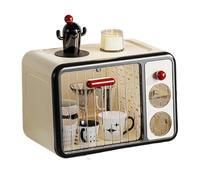 Opilroyn Feeding Bottle Storage Box, Bottle Organizer | Foldable Food Bottle Storage Box | Dustproof Kitchen Cabinet Organizer for Countertop, Bottle Drying Rack