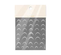 Opilroyn French Tip Nail Stickers, Gradient Nail Design Accessories, Decorative Nail Decorations, for Women Brides Professional Everyday Celebration Wedding Holiday Date Night Nail Studio