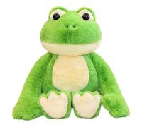 Opilroyn Frog Plush | Frog Stuffed Animal Plush | Eye-Covering Shy Home Decoration 13.78 Inch | For Bedroom Living Room Game Area Couch Car Bed, Kid Boys Girls