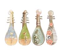 Opilroyn Hair Clips for Styling, Violin Shape Hair Clip with Pearl Decoration, Elegant Trendy Women's Accessories for Festival, Cosplay, School