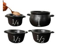 Opilroyn Halloween Cauldron - Black Cauldron with Measure, Desk Decoration for Skeleton Themed Parties Trick or Treat Houses for Daily Play