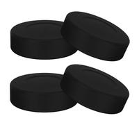 Opilroyn Kids Hockey Puck - Hockey Puck Mat, Training Ball, Practice Ball, Standard Balls for Exercise and Classic Training, Kids Hockey Puck, Hockey Practice Puck - 4 Practice Ice Hockey Pucks