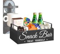 Opilroyn Organizer For Coffee On The Countertop | Kitchen Holder - Coffee Organizer With Dividing Compartments And Handle For Hotel Restaurant Dining Table Studio Living Room Break Room Home