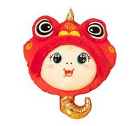 Opilroyn Plush Pillow Hand Warmer, Snake Year Throw Pillow | Snake Year Filled Throw Pillow Hand Muff - Cuddly Pillow Cute Throw Pillow Hand Warmer with Blanket for Sleeping, Reading