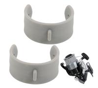 Opilroyn Reel Keeper Clip, Baitcasting Reel Lines Keeper, 2 Pieces High Elastic Protector for Adventures Fishermen Travels Men Women Outdoor