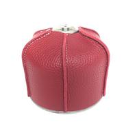 Opilroyn Small Cartridge Cover Case | Storage Protective Case Decoration, PU Leather Protective Cooking Tank for Stove Woman Woman Outdoor Camping, Burgundy-Small, Se référer au descriptif, Refer to