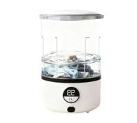 Opilroyn Small Washing Machine | 2-Mode Cordless Cleaning,Compact Laundry Portable Washer Machine,for Bra Socks Home Dorm Apartment Camping Outdoor Trip RV Hotel