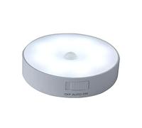 Opilroyn Smart Wardrobe Light, Round LED Motion Sensor, 30 Sec Idle, 36V Under Cabinet, Blue, Polypropylene