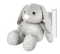 Opilroyn Soothing Plush Toy, Breathable Plush Animal - Sleeping Companion with Music and Soothing Projector, Animal Shaped Toy with 3 Speeds Colorful Breathing Light for