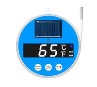 Opilroyn Swimming Pool Temp Gauge - Precision Lcd Display Solar Digital,Pool Water Temperature Sensor,for Outdoor Backyard Hotel Commercial Houseowners Residents