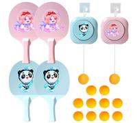 Opilroyn Tennis Training Set, Portable Tennis Training Set, Indoor Elastic Tennis Ball Return, Hanging Pong Rebound, Po Training Device