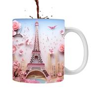 Opilroyn Tower Coffee Mug, Tower Mug | Ceramic Tea Mug, Water Cup with Tower Design - Novelty Tea and Coffee Mug with Effect for Home and