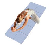 Opilroyn Travel Yoga Mat Compact Training Mat for Home Workout 6 mm Waterproof Non-Slip Floor Mat for Women Men Outdoor Meditation Yoga Pilates Stretching Exercises