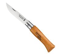Opinel Non-Locking Carbon Steel Blade No.4 - Beech - Beech, 5 cm