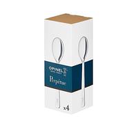 Opinel Box of Four Teaspoons Perpétue Stainless Steel Easy Clean Practical 254618 Silver