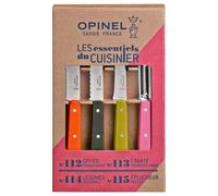 OPINEL Les Essentials - Fifties - Wood handles - 4 piece kitchen knife gift set