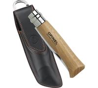 Opinel N°08 Inox+case Pocket Knife Brown 8.5 cm