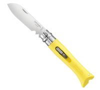 Opinel N°09 Diy Folding Knife Pocket Knife Yellow,Silver 8 cm