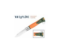 Opinel No. 12 Explore Bushcraft Knife - Orange