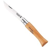 Opinel Non-Locking Carbon Steel Blade No.5 - Beech - Beech, 3.5 Cm