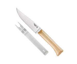 Opinel O001834 Bon Appetit Cheese Set: Knife + Fork